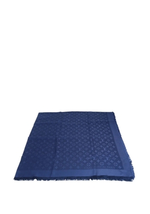 Louis Vuitton Pre-Owned monogram-pattern scarf - Blue