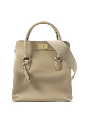 Hermès Pre-Owned 2017 26 Toolbox shoulder bag - Neutrals