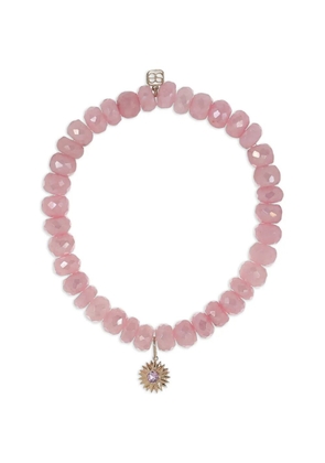 Sydney Evan Solar pink grapolite and sapphire bracelet