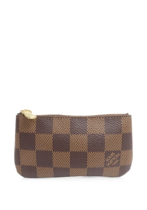 Louis Vuitton Pre-Owned Damier Ebene Key pouch - Brown
