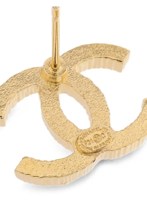 CHANEL Pre-Owned CC-logo earrings - Gold
