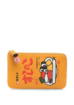 Anya Hindmarch Sushi No Ko leather pouch - Orange