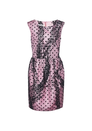 Moschino Pre-Owned polka-dot midi dress - Pink