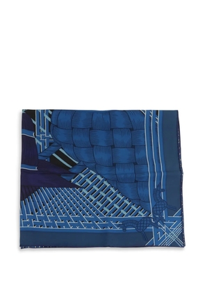 Hermès Pre-Owned Masan & Masan scarf - Blue
