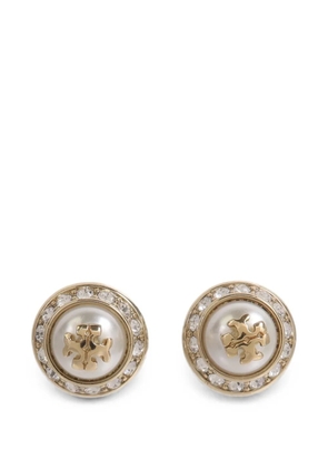Tory Burch Natalie crystal-embellished stud earrings - Gold