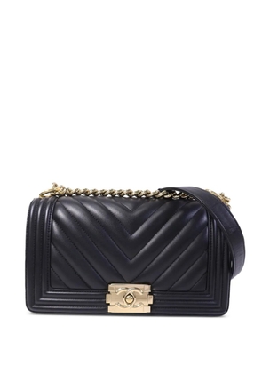 CHANEL Pre-Owned 25 Boy chevron-quilted shoulder bag - Black