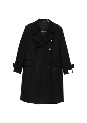 Caruso Corsaro double-breasted coat - Black
