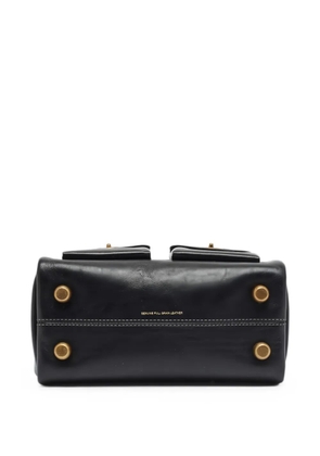 Coach Twin Turnlock leather satchel bag - Black