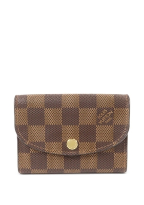 Louis Vuitton Pre-Owned Damier Rosalie wallet - Brown