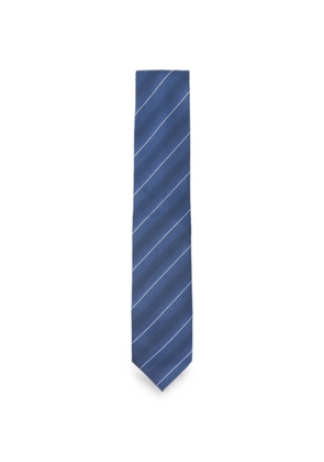 TOM FORD diagonal-stripe tie - Blue