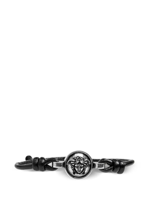 Versace Medusa leather bracelet - Silver