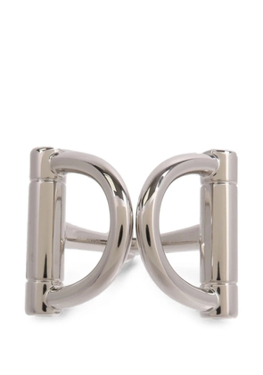 Hermès Pre-Owned Double D scarf ring - Silver