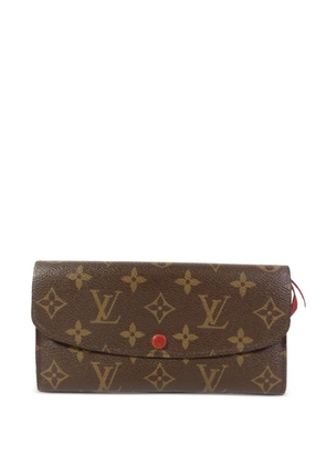Louis Vuitton Pre-Owned Emilie Monogram wallet - Brown
