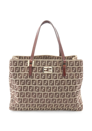 Fendi Pre-Owned Zucchino shoulder bag - Neutrals