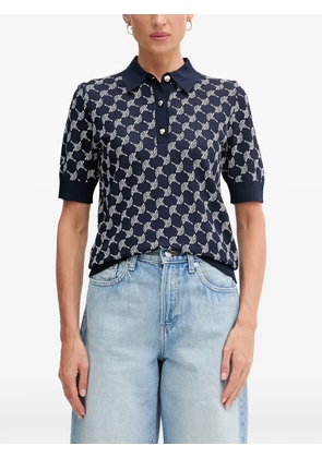 Joop! Kella patterned polo shirt - Blue
