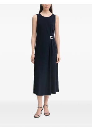Joseph Ribkoff buckle-detail sleeveless midi dress - Blue