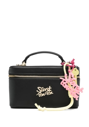 Secret Pon Pon Alexandra logo-plaque backpack - Black