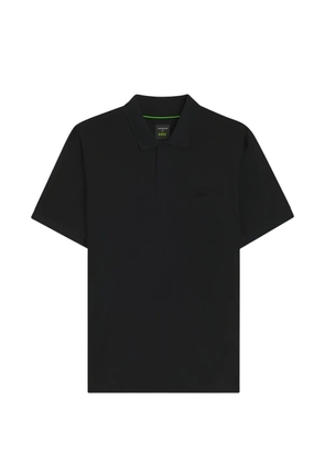 BOSS x Porsche mercerised-cotton polo shirt - Black