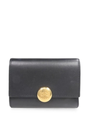Loewe Pre-Owned Pebble small vertical wallet - Black