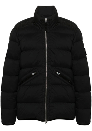 Stone Island Compass-badge quilted puffer jacket - Black