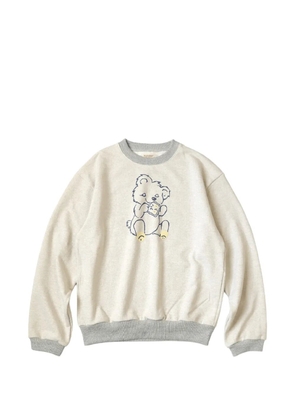 KAPITAL Peckish Little Bear sweatshirt - Neutrals