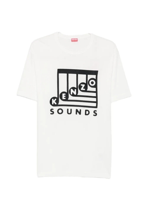 Kenzo logo-embroidered T-shirt - White