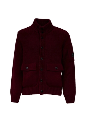 C.P. Company Lens button-up cardigan - Red