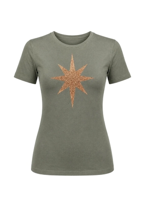 Madison.Maison x On/Off Essentials star-print T-shirt - Green