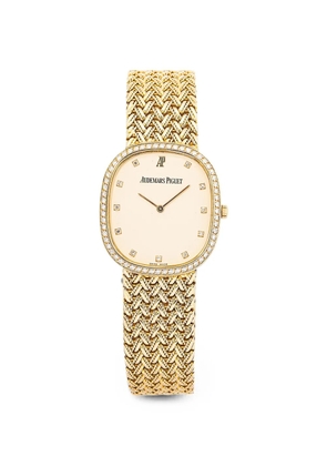 Audemars Piguet pre owned Ellipse diamond 29mm watch - Neutrals