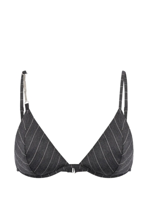 DONDUP pinstripe-pattern chain-link top - Grey