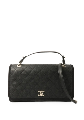 CHANEL Pre-Owned turn-lock-fastening shoulder bag - Black