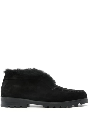 Santoni Desert suede loafers - Black