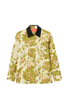 La DoubleJ Boy floral-print long-sleeve shirt - Neutrals