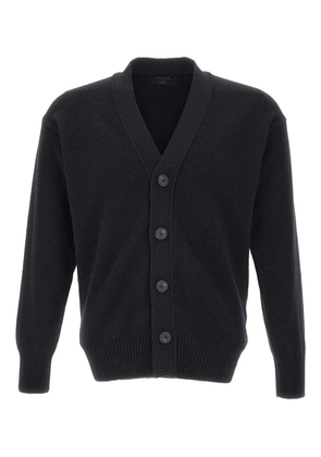 Gran Sasso V-neck wool cardigan - Black