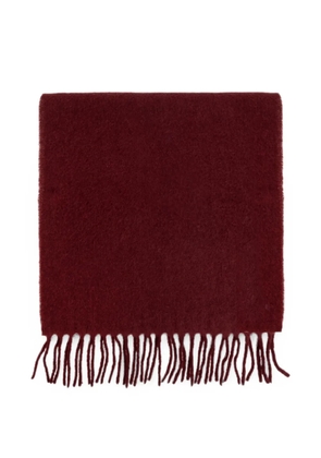 Canada Goose fringed alpaca-blend scarf - Red