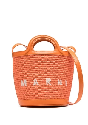 Marni mini Tropicalia bucket bag - Orange