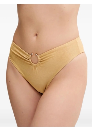 GUESS USA ring-detail bikini bottoms - Neutrals