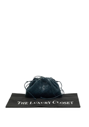 Bottega Veneta Pre-Owned The Pouch Intrecciato clutch bag - Blue