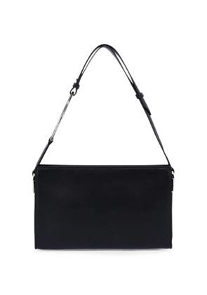 DONDUP ring-detail leather clutch bag - Black