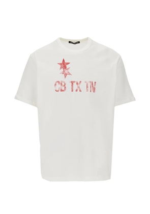 COLE BUXTON Cb Tx Tn graphic-print T-shirt - White