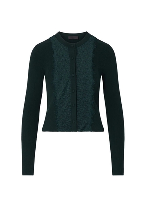 LIU JO cardigan with lace insert - Green
