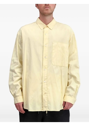 Paltò button-up shirt jacket - Yellow