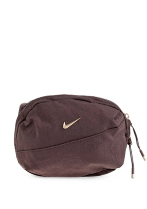 Nike logo-plaque belt bag - Brown