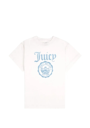 Juicy Couture x S&R logo-print cotton T-shirt - White