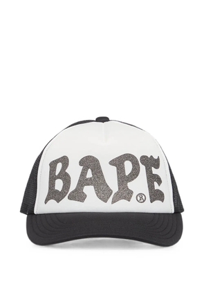 A BATHING APE® Bape glitter-print mesh cap - Black