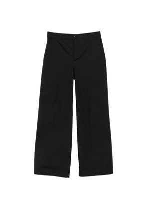 Rick Owens pressed-crease trousers - Black