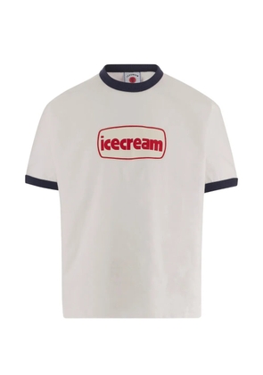 ICECREAM Tub ringer T-shirt - White