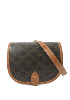 Celine Pre-Owned Folco cross body bag - Brown