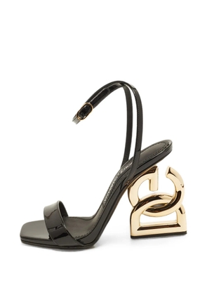 Dolce & Gabbana Pre-Owned Keira DG logo sandals - Black