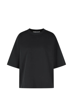 Róhe logo-tag oversized T-shirt - Black